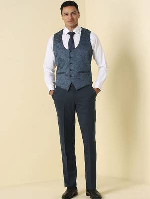 Slim-fit single-breasted three-piece suit 3