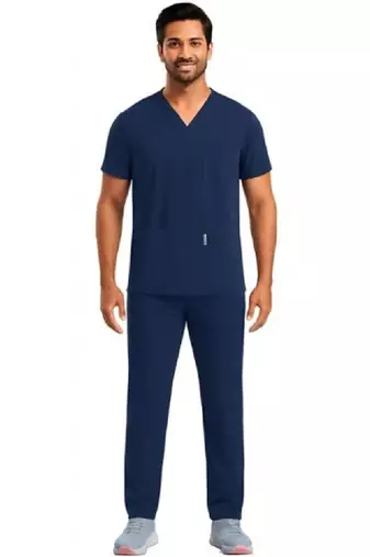 V neck scrub suit