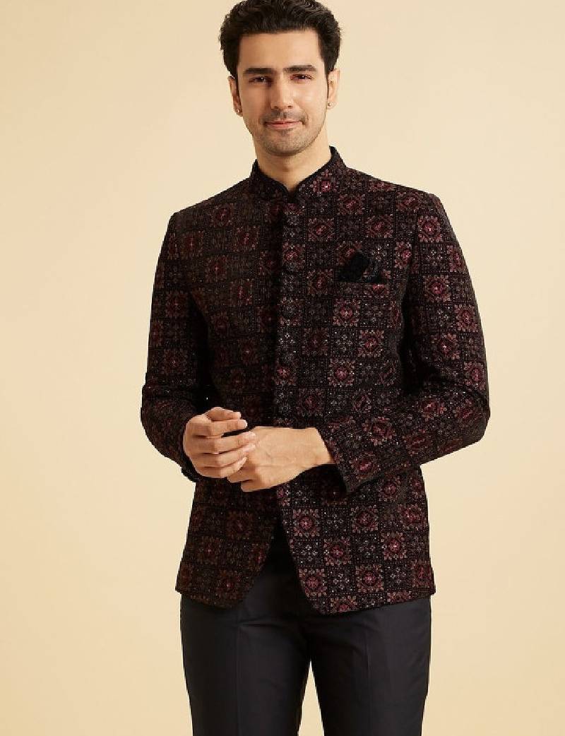 Men tailored fit jodhpuri suit