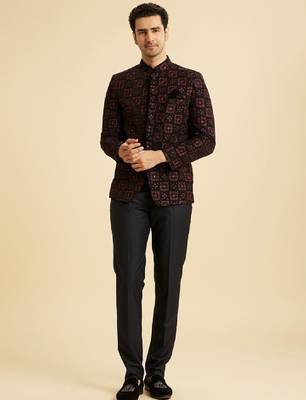 Men tailored fit jodhpuri suit 2
