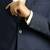 Self design slim-fit single-breasted two-piece suit