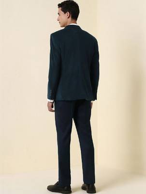 Slim fit double-breasted two-piece suits 3