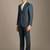 Slim-fit single-breasted two-piece suit