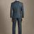 Slim-fit single-breasted two-piece suit