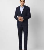 Slim-fit single-breasted two-piece suits