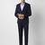Slim-fit single-breasted two-piece suits