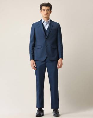 Men tailored fit 3-pieces ceremony suit 2