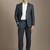 Slim-fit single-breasted two-piece suit