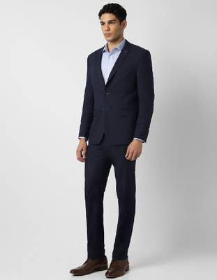 Slim-fit single-breasted two-piece suits 4