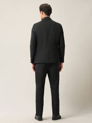 Men tailored-fit single-breasted three-piece suit 4