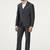 Men self design slim-fit single-breasted three-piece suit