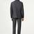 Men self design slim-fit single-breasted three-piece suit