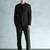Tailored-fit single-breasted two-piece suit