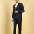 Men slim fit single-breasted two piece formal suit