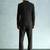Tailored-fit single-breasted two-piece suit