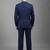 Textured slim fit single-breasted three piece formal suit