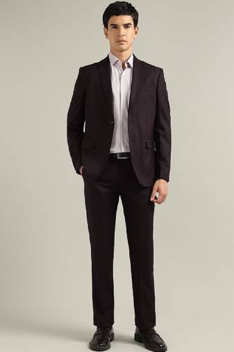 Tailored fit italian elegance dobby 2-pcs suit