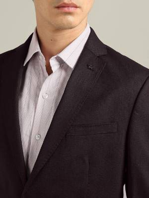 Tailored fit italian elegance dobby 2-pcs suit 2
