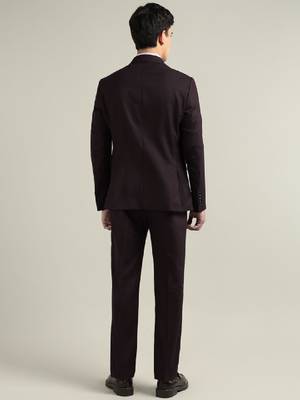Tailored fit italian elegance dobby 2-pcs suit 4