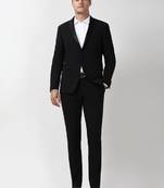 Slim-fit single-breasted formal two piece suit