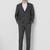 Checked slim-fit single-breasted two-piece suit