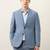 Men tailored fit single-breasted long sleeves blazer & trouser suits