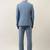 Men tailored fit single-breasted long sleeves blazer & trouser suits