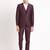 Self design single breasted notched collar 3-piece suit