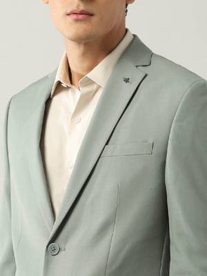 Tailored fit single-breasted two-piece formal suit 2