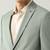 Tailored fit single-breasted two-piece formal suit