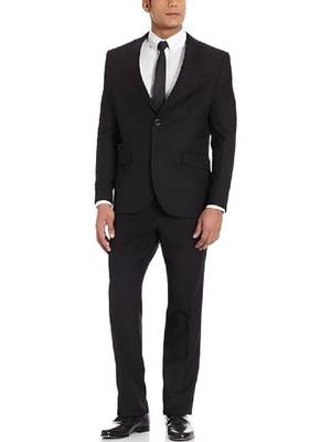 Men single-breasted two-pieces suit 1