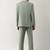 Tailored fit single-breasted two-piece formal suit