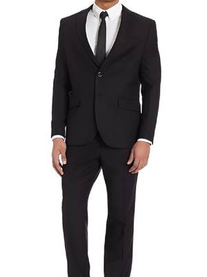 Men single-breasted two-pieces suit 2