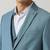 Men tailored-fit three-piece formal suit