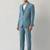 Men tailored-fit three-piece formal suit