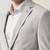 2-pc notched lapel single breasted long sleeves formal suit