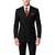 Men regular fit double-breasted notched collar 2-piece suit
