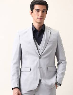 Men self design three piece ceremonial suit 1