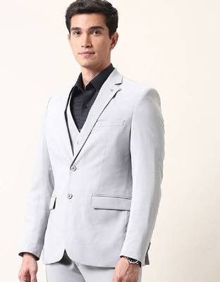 Men self design three piece ceremonial suit 3