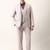 Self design reversible single-breasted 3-piece suit