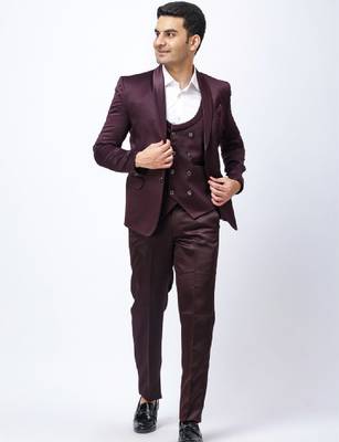 Cotton single-breasted three-piece suits 1