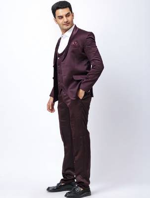 Cotton single-breasted three-piece suits 2