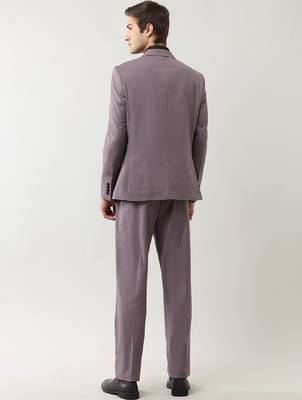 Men tailored fit single-breasted three-piece formal suit 4