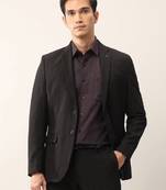 Men printed tailored fit single-breasted 2 piece suits