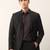 Men printed tailored fit single-breasted 2 piece suits