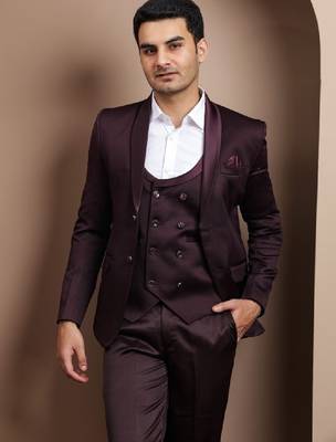 Cotton single-breasted three-piece suits 4