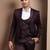 Cotton single-breasted three-piece suits
