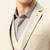 Ceremonial self design tailored-fit single-breasted three-piece formal suit