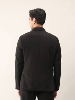 Men printed tailored fit single-breasted 2 piece suits 4
