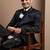 Cotton single-breasted notched lapel three piece suits